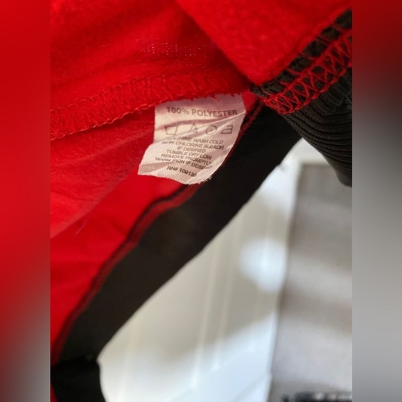 NBA CHICAGO BULLS Red Full-Zip Logo Long Sleeves Track Jacket in XL - Picture 12 of 12